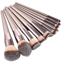 Load image into Gallery viewer, Champagne Makeup Brushes